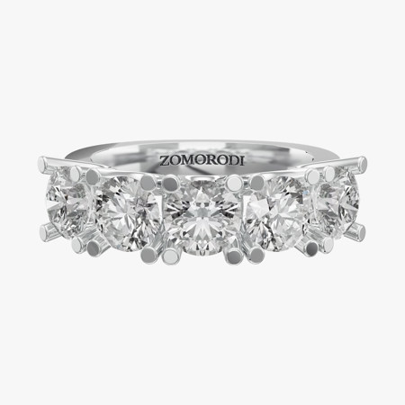 0.60-Carat Five-Stone Wedding Ring